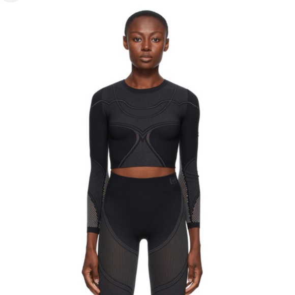 BNWT Wolford Zen Crop Longsleeve - Picture 4 of 8